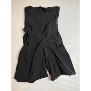 Spanx Shapewear Shorts High Waist Mid Thigh Black 1X Plus Size Comfort